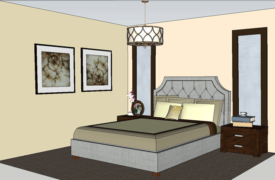 Bedroom Sketchup Color