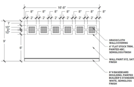 Noted Wall Elevation